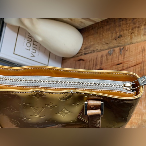 LV Louis Vuitton Vernis Leather Houston Shoulder Bag Zipper Tote - Picture 6 of 15